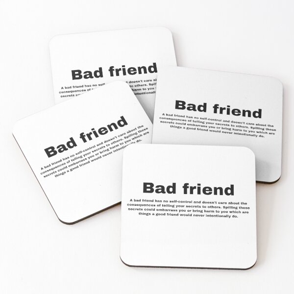 Item preview, Bad friend podcast designed and sold by Yeewen88.