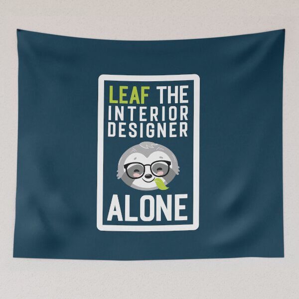 Item preview, Funny Interior Designer Pun - Leaf me Alone - Gifts for Interior Designers designed and sold by betternotes.