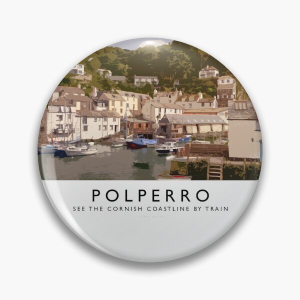 Item preview, Polperro (Railway Poster) designed and sold by andrewroland.