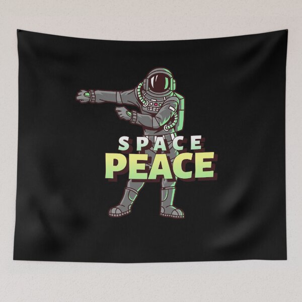 Item preview, Astronaut Space love and peace designed and sold by Bhupinder Singh.