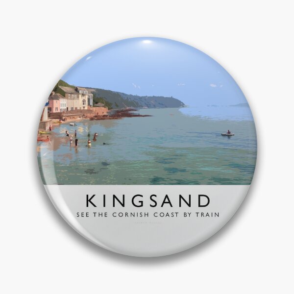 Item preview, Kingsand (Railway Poster) designed and sold by andrewroland.