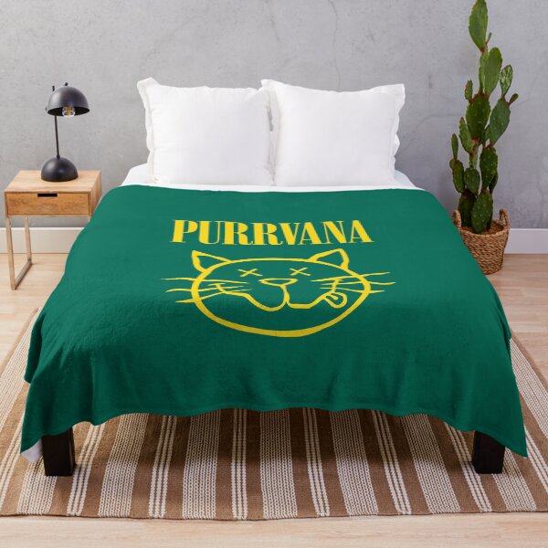 Item preview, Cat Lover Gifts Funny Sayings - Grunge Music Purrvana Cat designed and sold by Sugar-Magnolia.