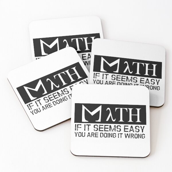 Item preview, Math if seems easy yor are doing it wrong designed and sold by designMarks.