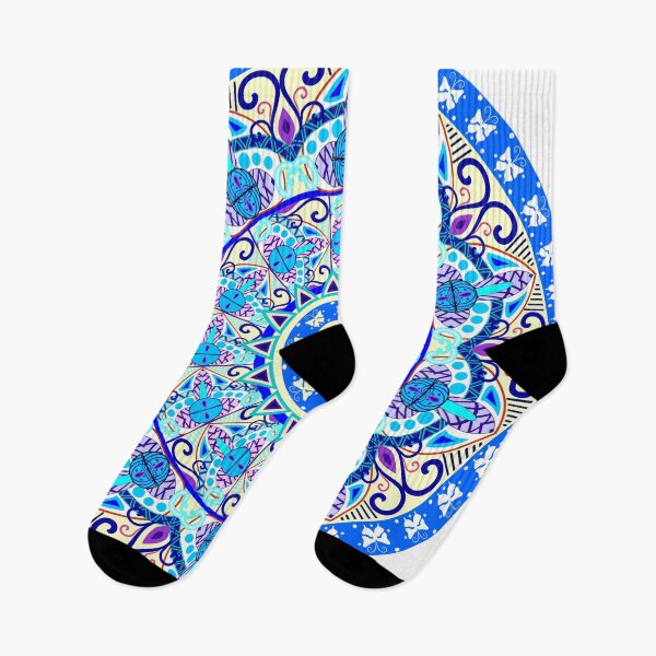 Item preview, Luminescent Blue Mandala  designed and sold by OrnamentallyYou.