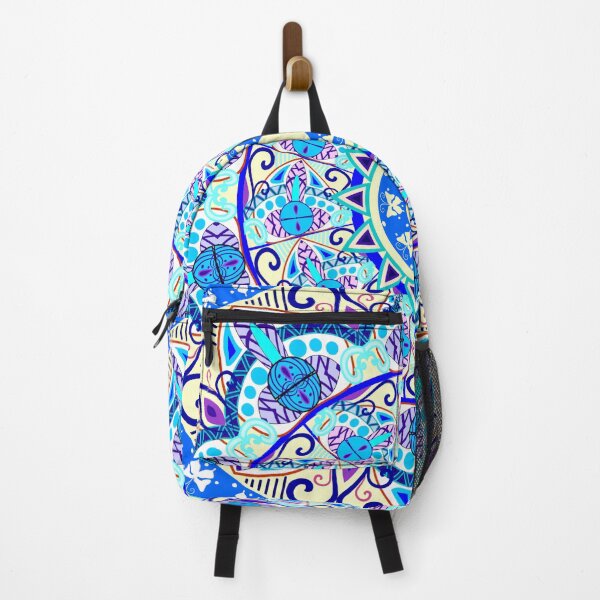 Item preview, Luminescent Blue Mandala designed and sold by OrnamentallyYou.