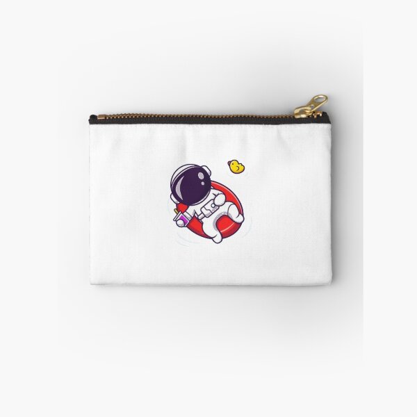 Item preview, cute astronaut relaxing in a pool designed and sold by AnthonyVdV.