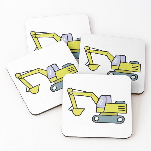 Item preview, Excavator Hand Drawn designed and sold by hartonowahyu.