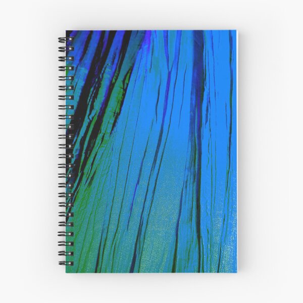 Item preview, Vibrant Blue Green Raw Silk Art designed and sold by KarenCooperArt.