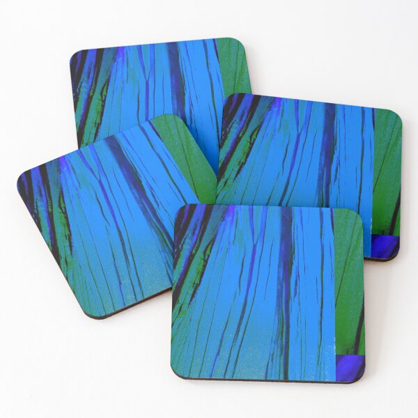 Item preview, Vibrant Blue Green Raw Silk Art designed and sold by KarenCooperArt.