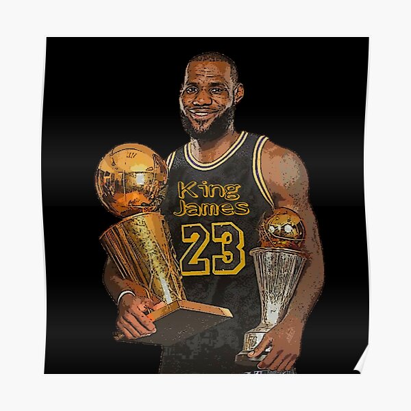 lebron james lakers posters