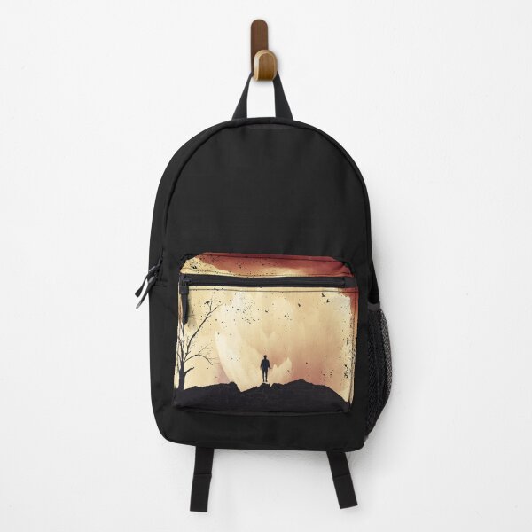 Item preview, Hang on- man and tree on mountain designed and sold by Dyrk Wyst Redbubble Shop.