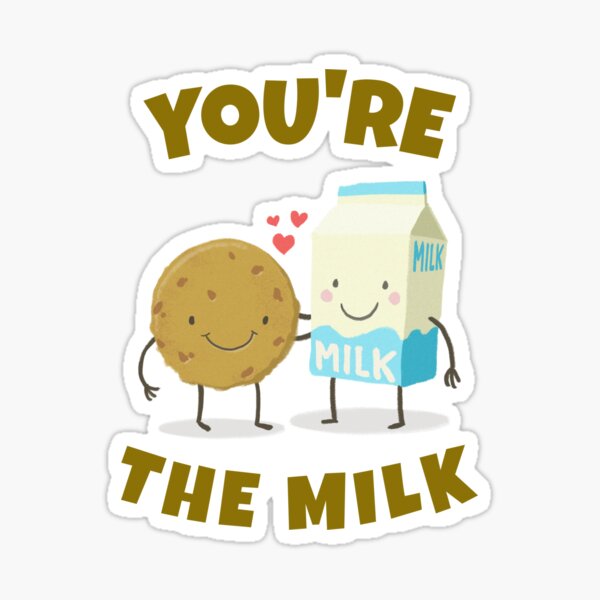 Best Cookies Stickers Redbubble - milk and cookies roblox song lyrics