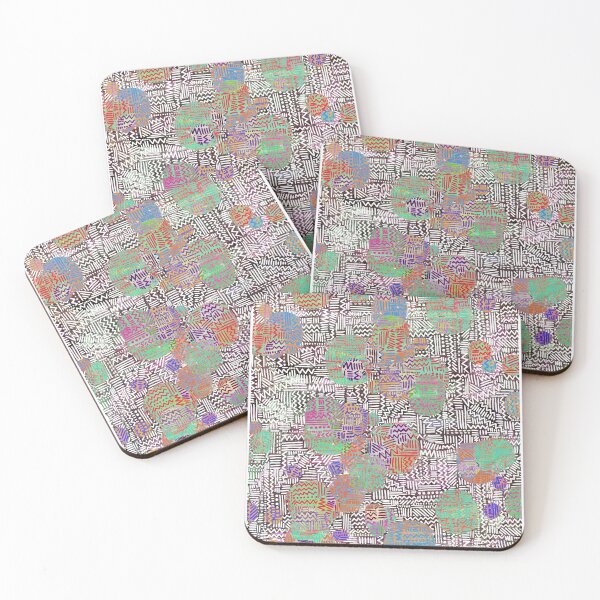 Item preview, Modern multicolor spotted pop art digital composition with lines, dots and waves and arrows.  designed and sold by FENIO.