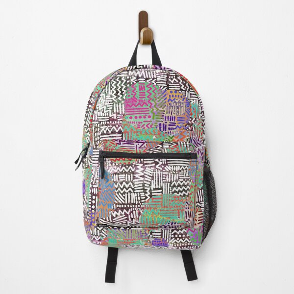 Item preview, Modern multicolor spotted pop art digital composition with lines, dots and waves and arrows. designed and sold by FENIO.