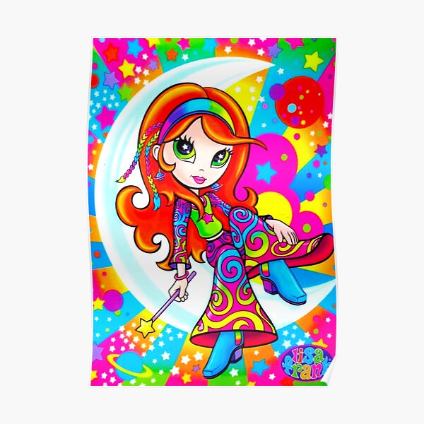 Lisa Frank hippie y2k aesthetics Poster
