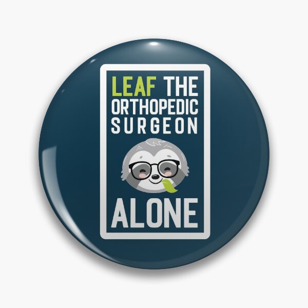 Item preview, Funny Orthopedic Surgeon Pun - Leaf me Alone - Gifts for Orthopedic Surgeons designed and sold by betternotes.