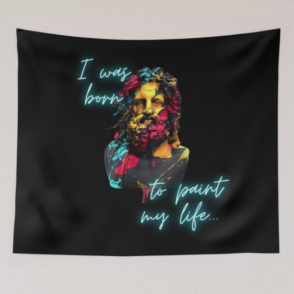 Item preview, I was born to paint my life is very unique and special edition t- shirt for art lovers. designed and sold by JTTL.