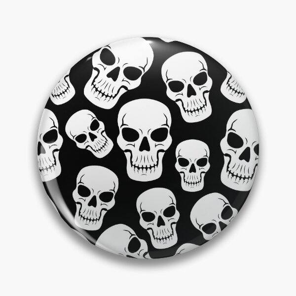 Item preview, Random Human Skulls Halloween Pattern designed and sold by mrhighsky.