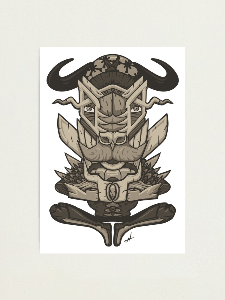 Warrior Totem" Photographic Print by cintrao |