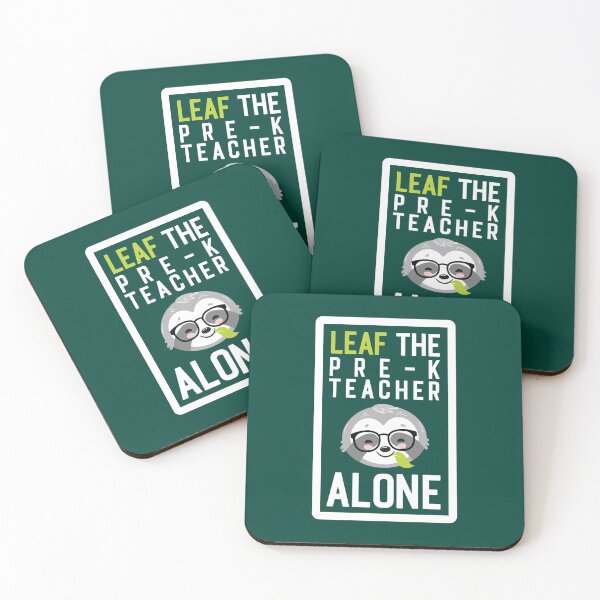 Item preview, Funny Pre-K Teacher Pun - Leaf me Alone - Gifts for Pre-K Teachers designed and sold by betternotes.