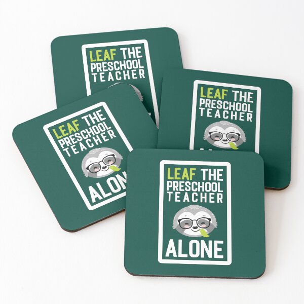 Item preview, Funny Preschool Teacher Pun - Leaf me Alone - Gifts for Preschool Teachers designed and sold by betternotes.