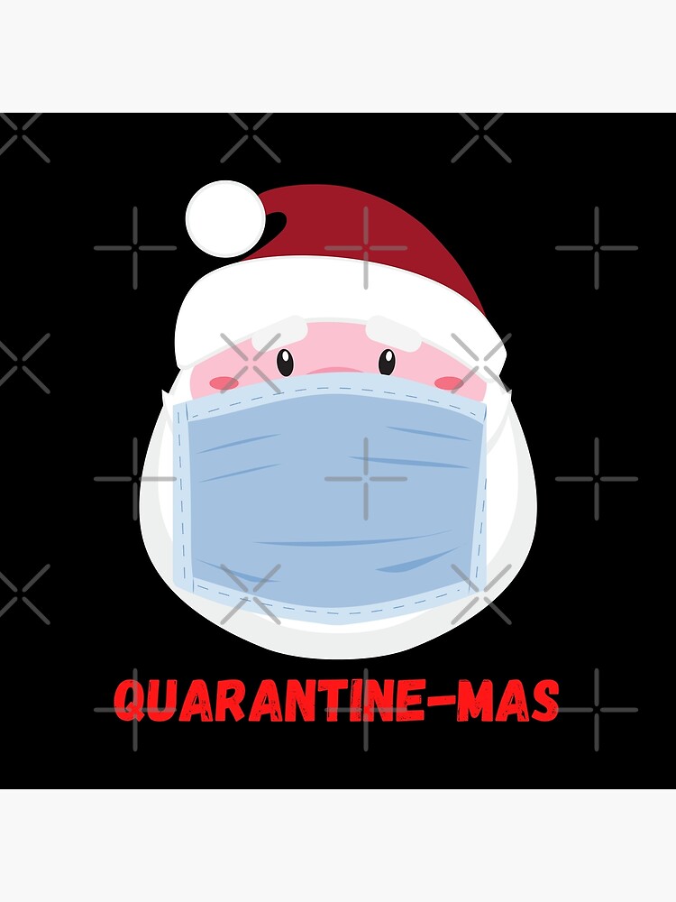 Póster «QuarantineMas Santa Claus Christmas in Quarantine Papá Noel