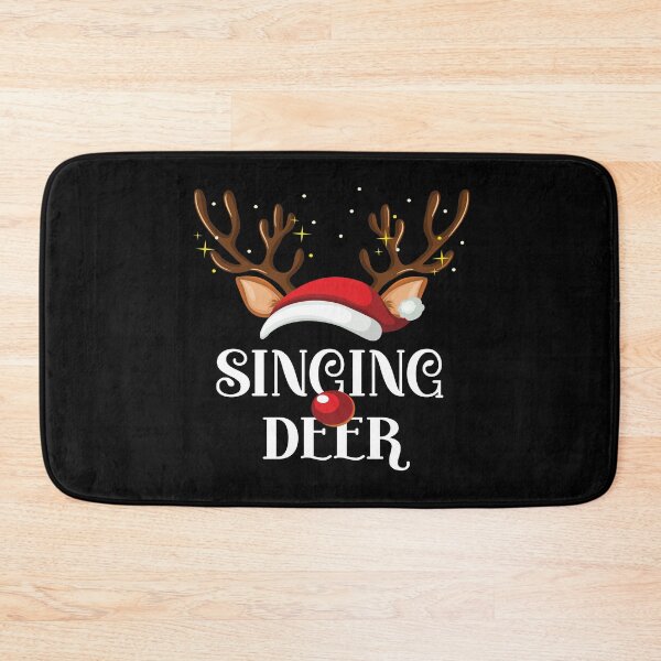 Item preview, Singing Deer Family Matching Christmas Reindeer Party graphic designed and sold by Grabitees.