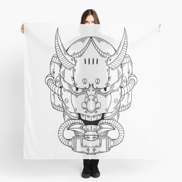 Aperçu de l'œuvre Hannya Robot Lineart créée et vendue par papererwin.