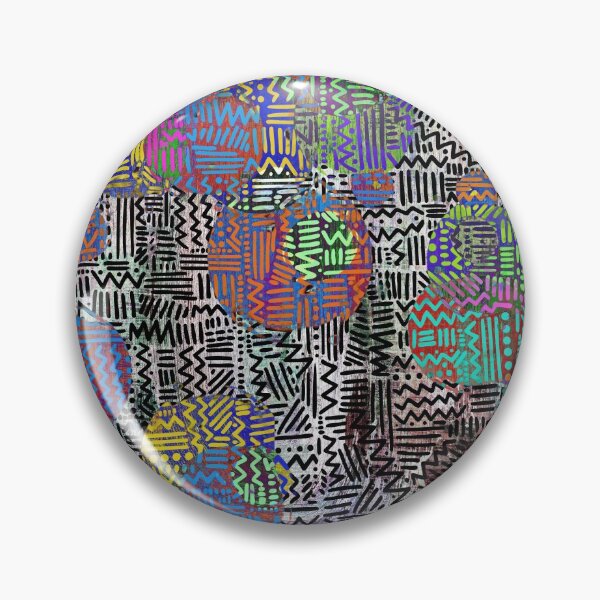 Artikelvorschau, Modern multicolor spotted pop art digital composition with lines, dots and waves and arrows.  entworfen und verkauft von FENIO.
