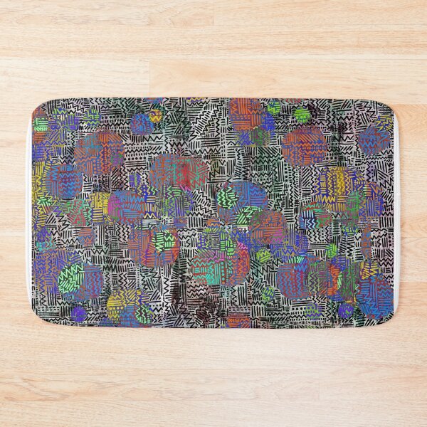 Item preview, Modern multicolor spotted pop art digital composition with lines, dots and waves and arrows.  designed and sold by FENIO.