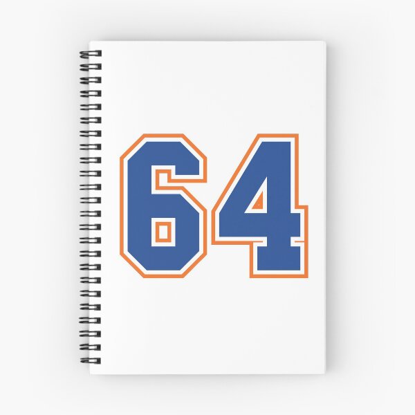 Aperçu de l'œuvre Numéro de maillot soixante-quatre Sports 64 créée et vendue par HelloFromAja.