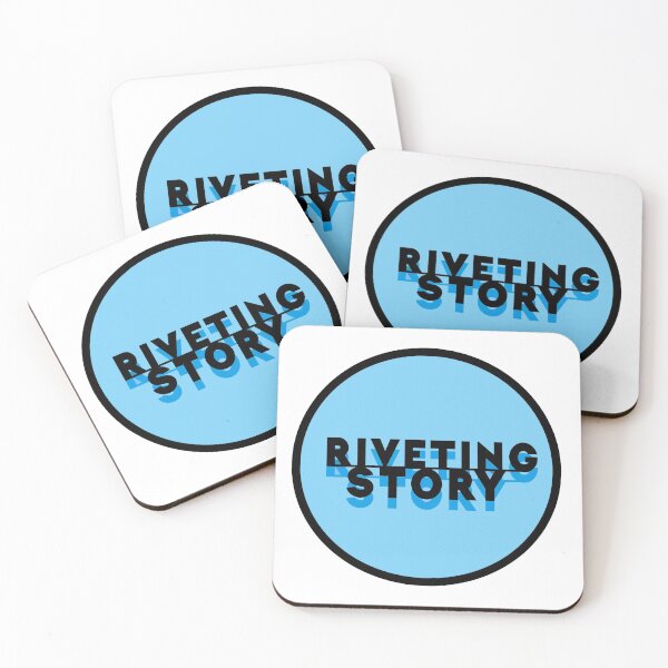 Item preview, Riveting Story Logo Blue designed and sold by RivetingStory.