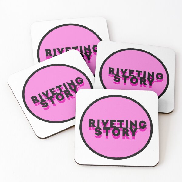 Item preview, Riveting Story Logo Pink designed and sold by RivetingStory.
