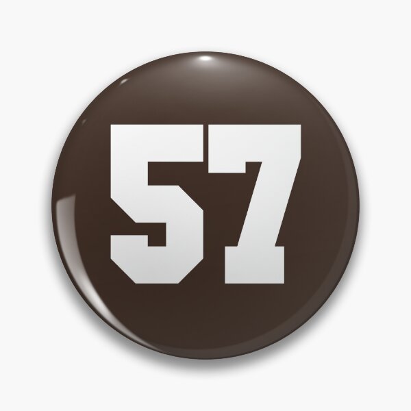 Item preview, 57 Number Cleveland Sports Fifty-Seven Brown Jersey designed and sold by HelloFromAja.