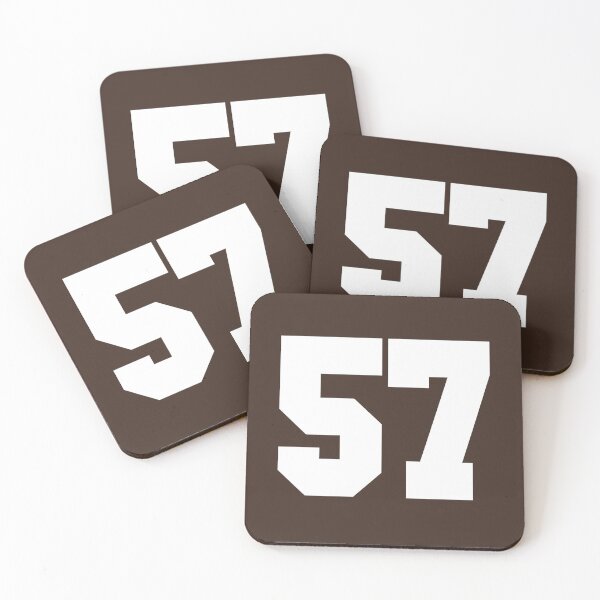 Item preview, 57 Number Cleveland Sports Fifty-Seven Brown Jersey designed and sold by HelloFromAja.