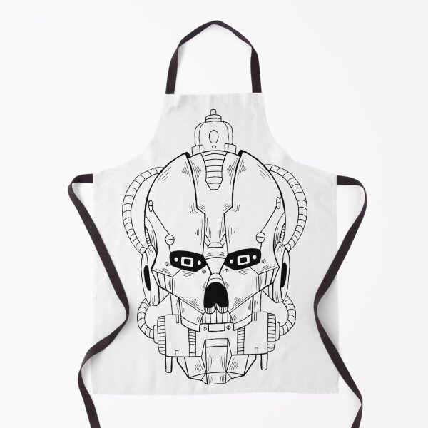 Item preview, Skull Robot Lineart designed and sold by papererwin.