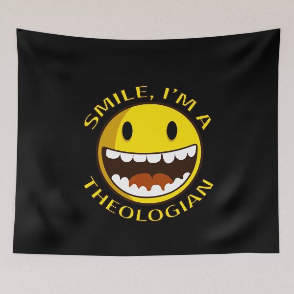 Item preview, Smile Im A Theologian Cartoon Smiley designed and sold by jacks-tees.