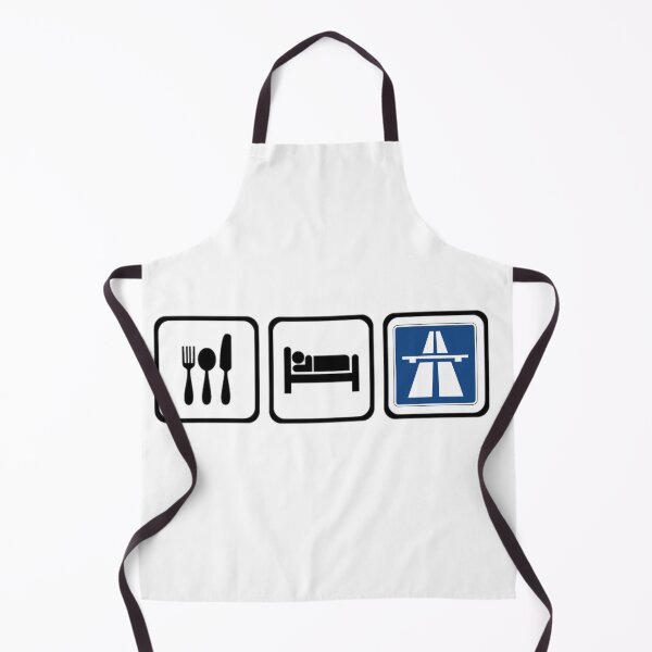 Item preview, Eat Sleep Autobahn Repeat Poster – German High Speed Driving Art designed and sold by Road To Track.