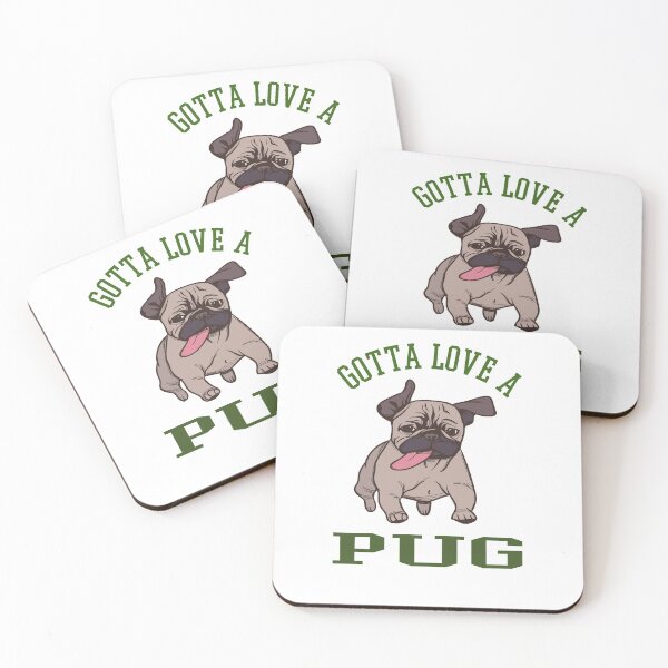 Item preview, Funny PUG t-shirt - gotta love a pug  designed and sold by LioPart.