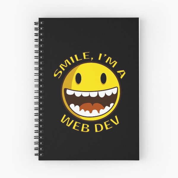 Item preview, Smile Im A Web Dev Cartoon Smiley designed and sold by jacks-tees.