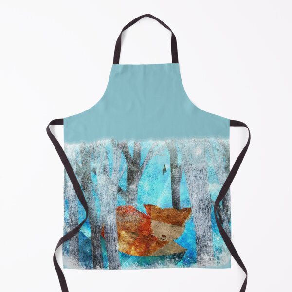 Item preview, little fox in the winter woods designed and sold by studioMoSa.