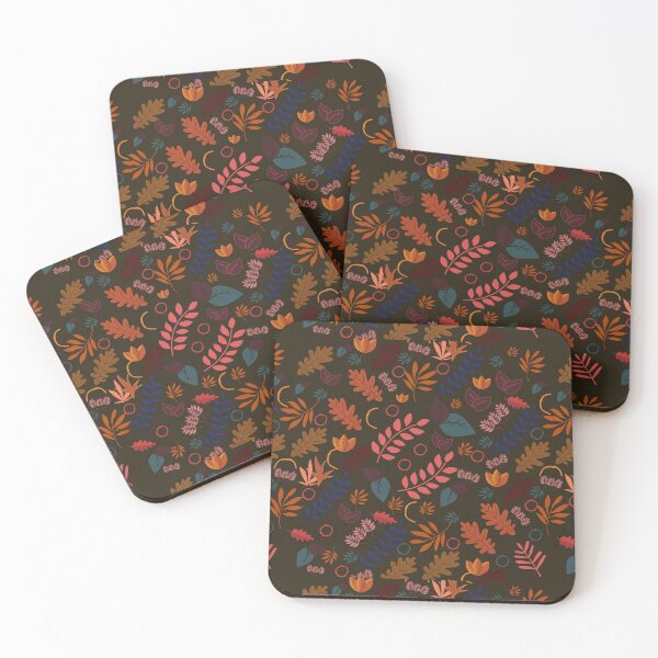 Item preview, Amazing Autumn Lovely & Cute Elements on Dark Background designed and sold by Gifty-Designs.