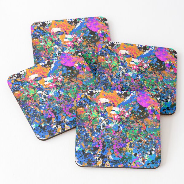 Item preview, Monotype imprint of the oil paint blots digital composition concept in grunge style. Abstract painting color texture. designed and sold by FENIO.