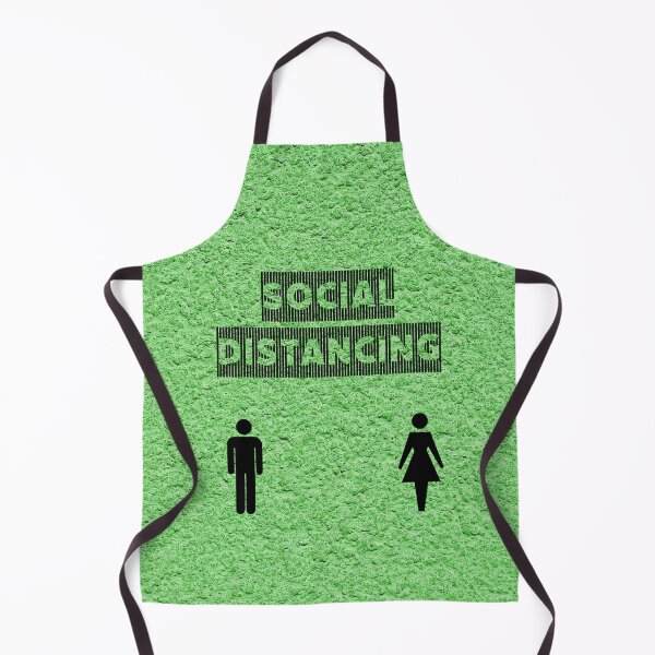 Item preview, Social Distancing Man And Woman Against Coronavirus designed and sold by stevenwoodcock.