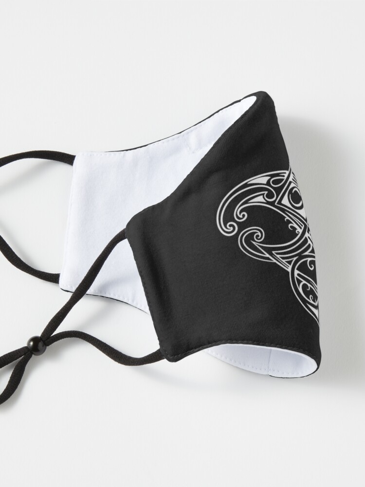 Alternate view of Tribal Cat Tattoo Design Mask