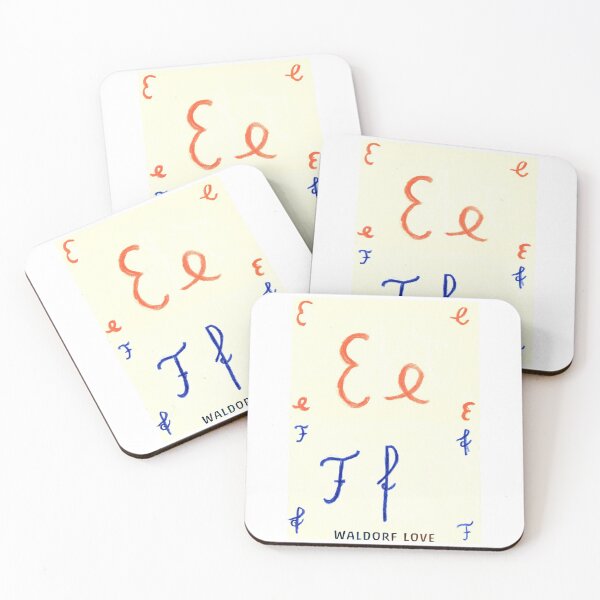 Item preview, Waldorf School learning letters Ee Ff picture word rudolf steiner education anthroposophy v2 designed and sold by DOM-Shop.