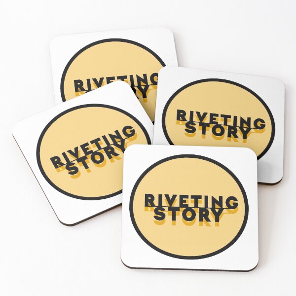 Item preview, Riveting Story Logo Orange designed and sold by RivetingStory.