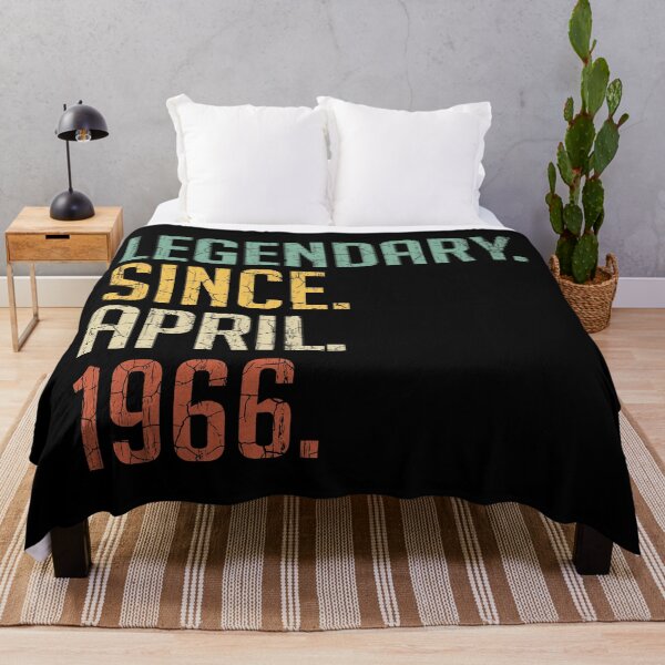 Item preview, Legendary Since April 1966 55th Birthday Gift 55 Years Old Vintage April 1966 designed and sold by Takatv.