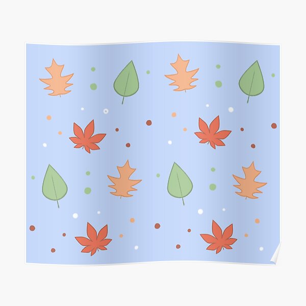 Fall Pattern Poster