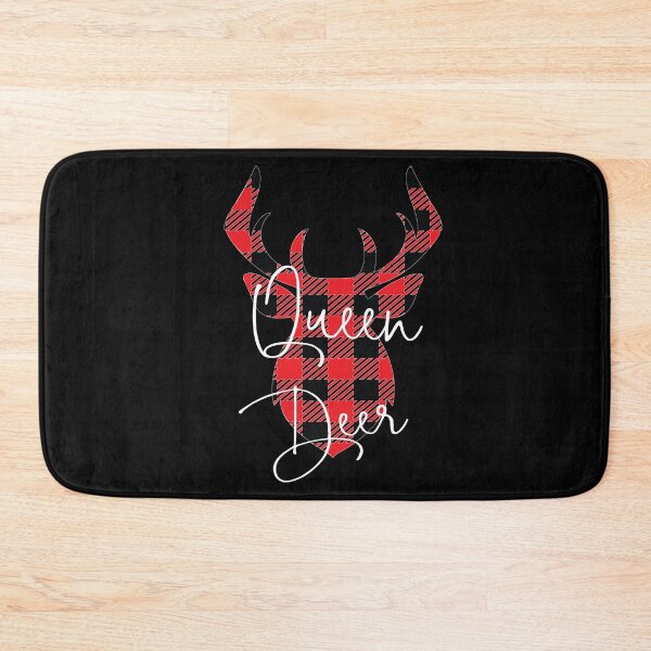 Item preview, Queen Deer Christmas Pajama Red Plaid Buffalo Matching product designed and sold by Grabitees.